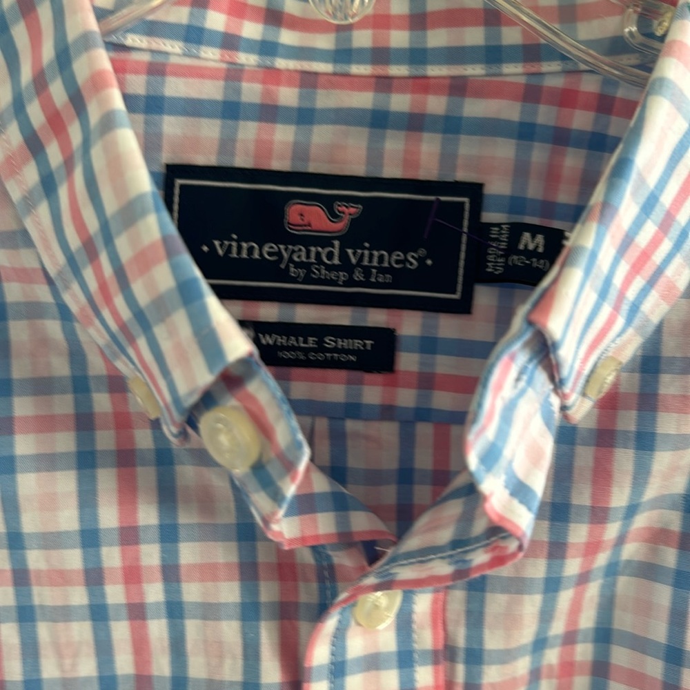 VINEYARD VINES BOYS STRIPPED BUTTON DOWN SIZE M (12-14) - Picture 5 of 6